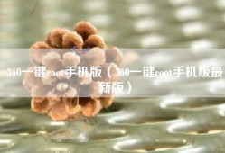 360一键root手机版（360一键root手机版最新版）